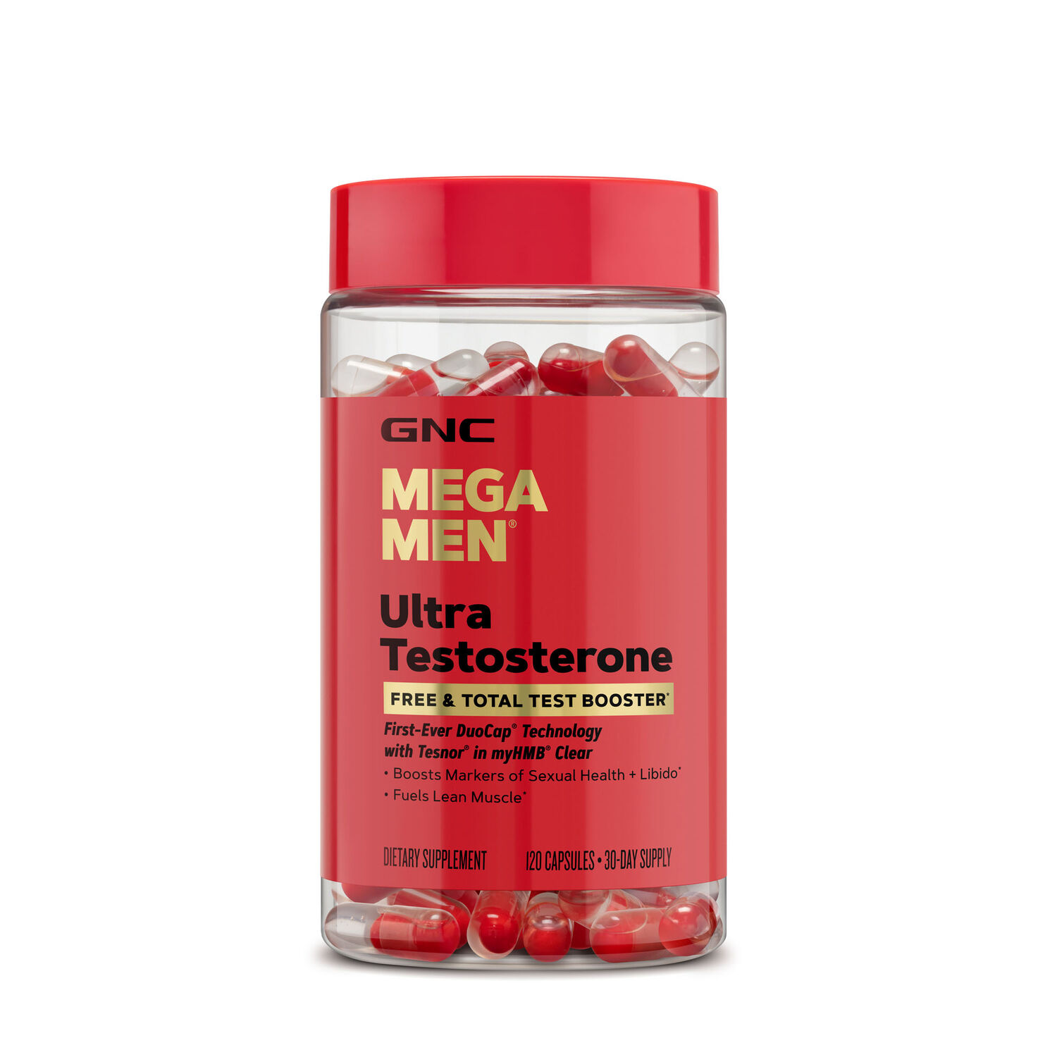Mega Men - Ultra Testosterone Free & Total Test Booster - 120 Capsules
