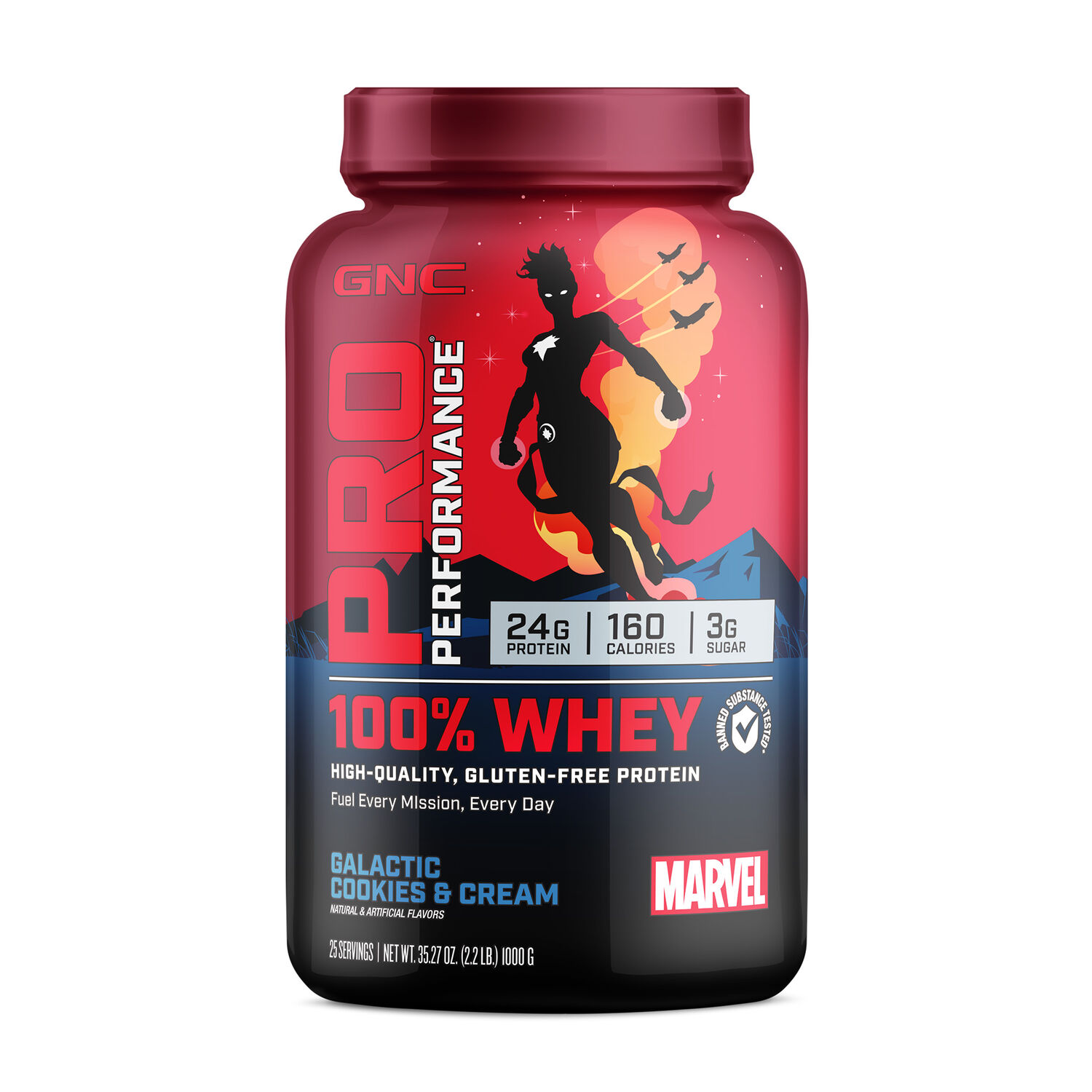 100% Whey - Marvel: Galactic Cookies & Cream - 25 Servings
